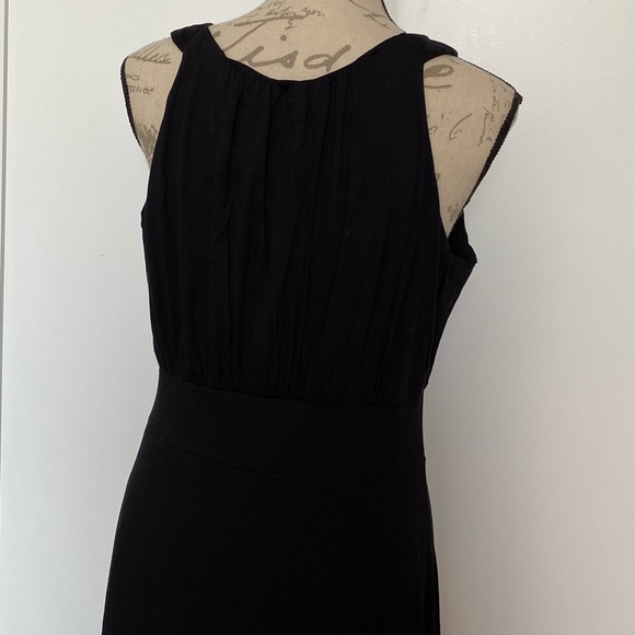 Long Black Maxi Dress -L - Picture 4 of 5